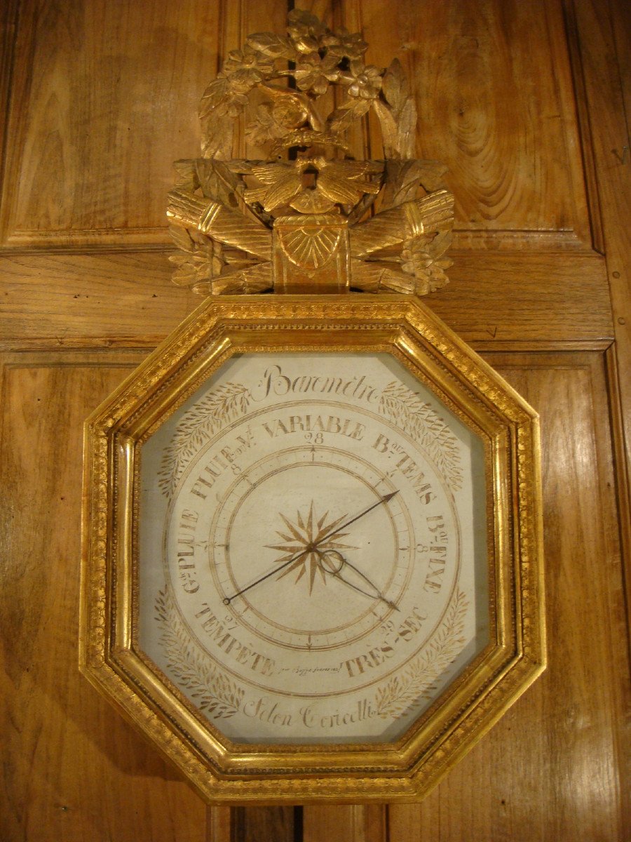 Barometer According Toricelli By Bozzo Restoration Period-photo-8