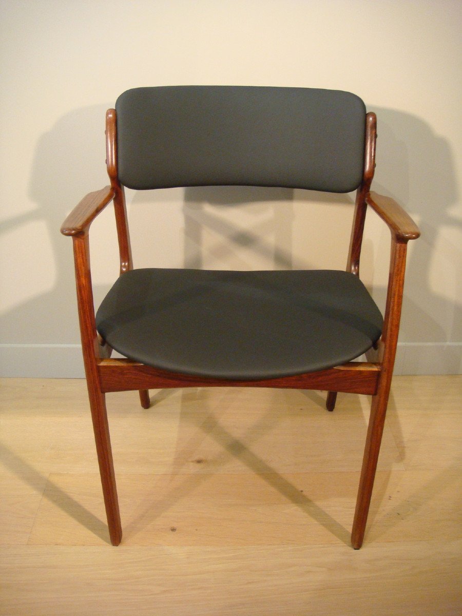 Siege Fauteuil De Bureau Scandinave Erik Buch-photo-3