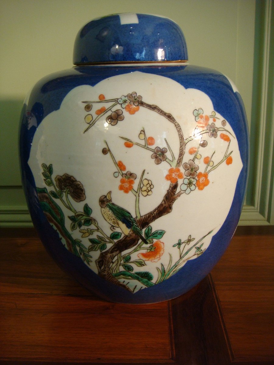 Pair Of Chinese Porcelain Ginger Jars - 19th Century Period. -photo-3