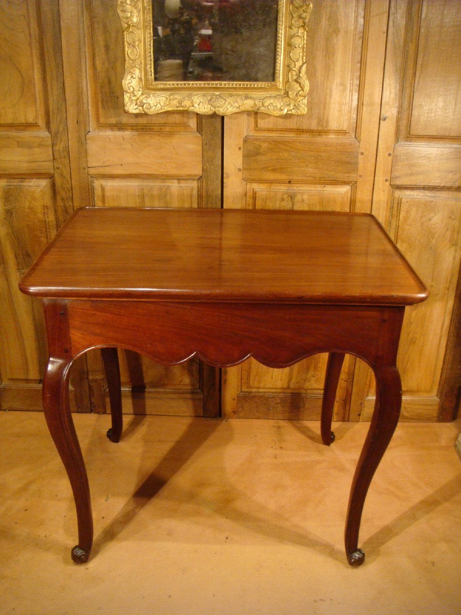 18th Century Solid Mahogany Cabaret Games Table -photo-4