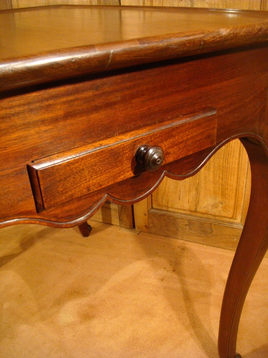 18th Century Solid Mahogany Cabaret Games Table -photo-2