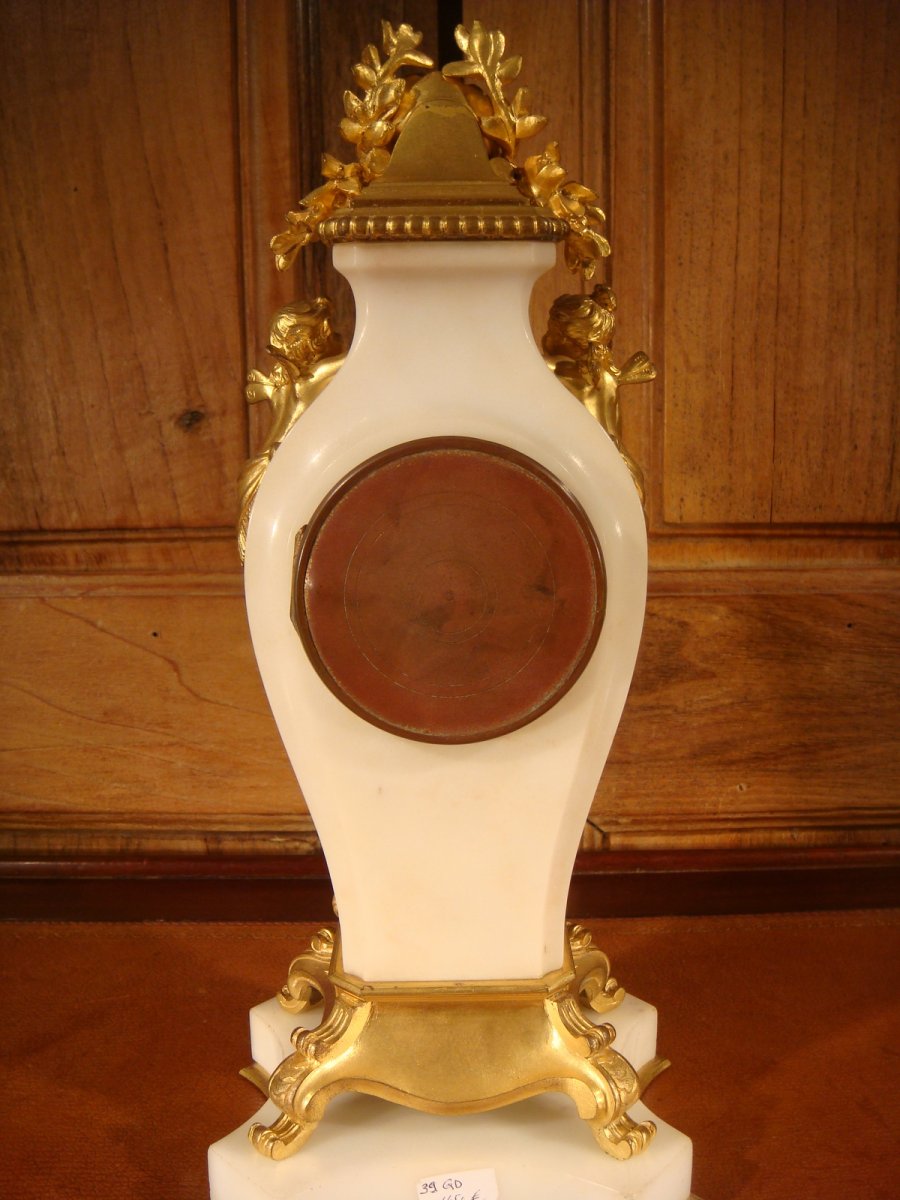 Louis XVI Style Clock With Love-photo-5