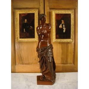 Sculpture Venus De Milo En Bronze Epoque Fin XIX ème