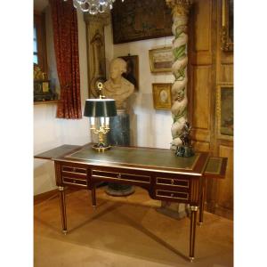 Louis XVI Style Mahogany Bureau Plat