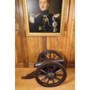 19th Century Cast Iron Ceremonial Cannon 