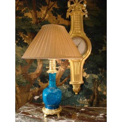 Bronze Mounted Ceramic Lamp