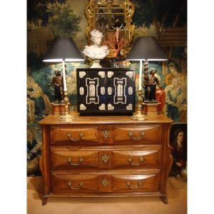 Mazarine Chest Of Drawers In Walnut Wood - Eighteenth Time