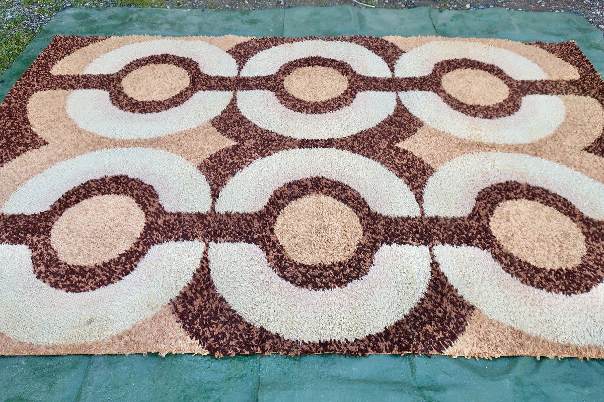 Pure 70s Design  Wool Rug, 2 X 3 M-photo-4