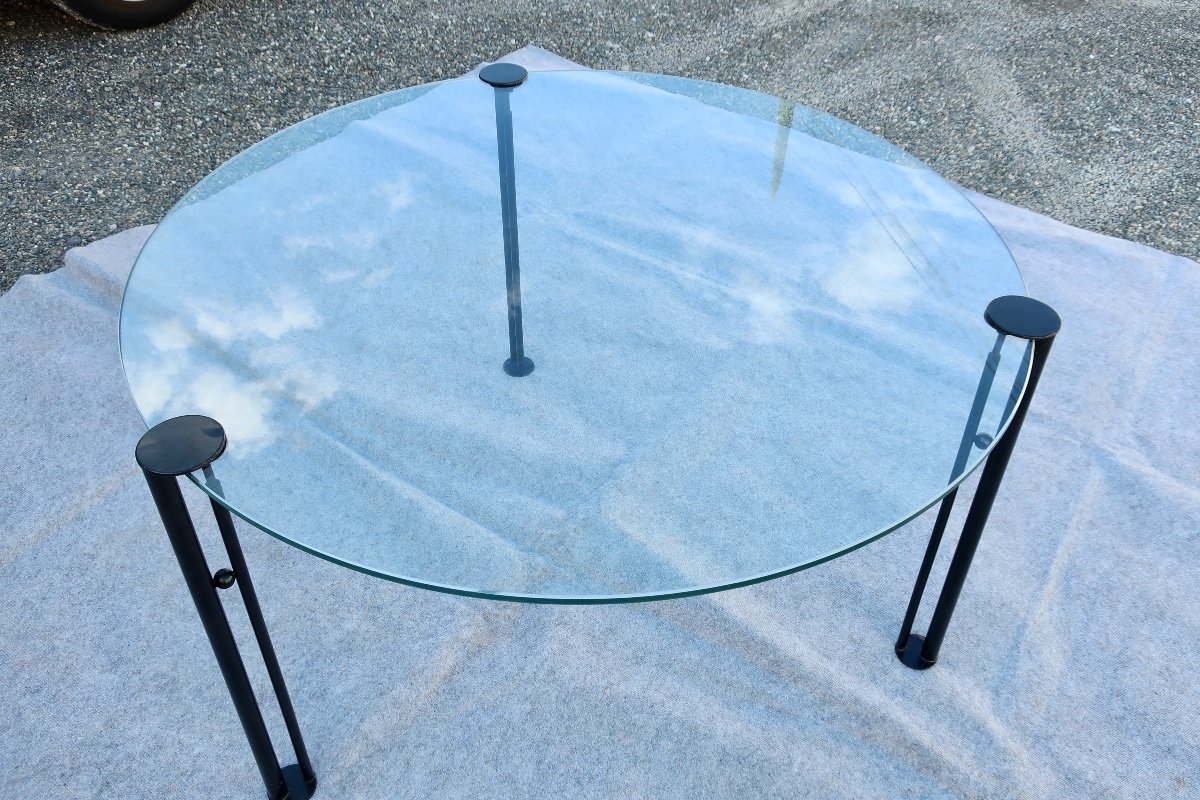 Round Sam Table By Philippe Starck, “joe Ship” Model, Circa 1982-photo-2