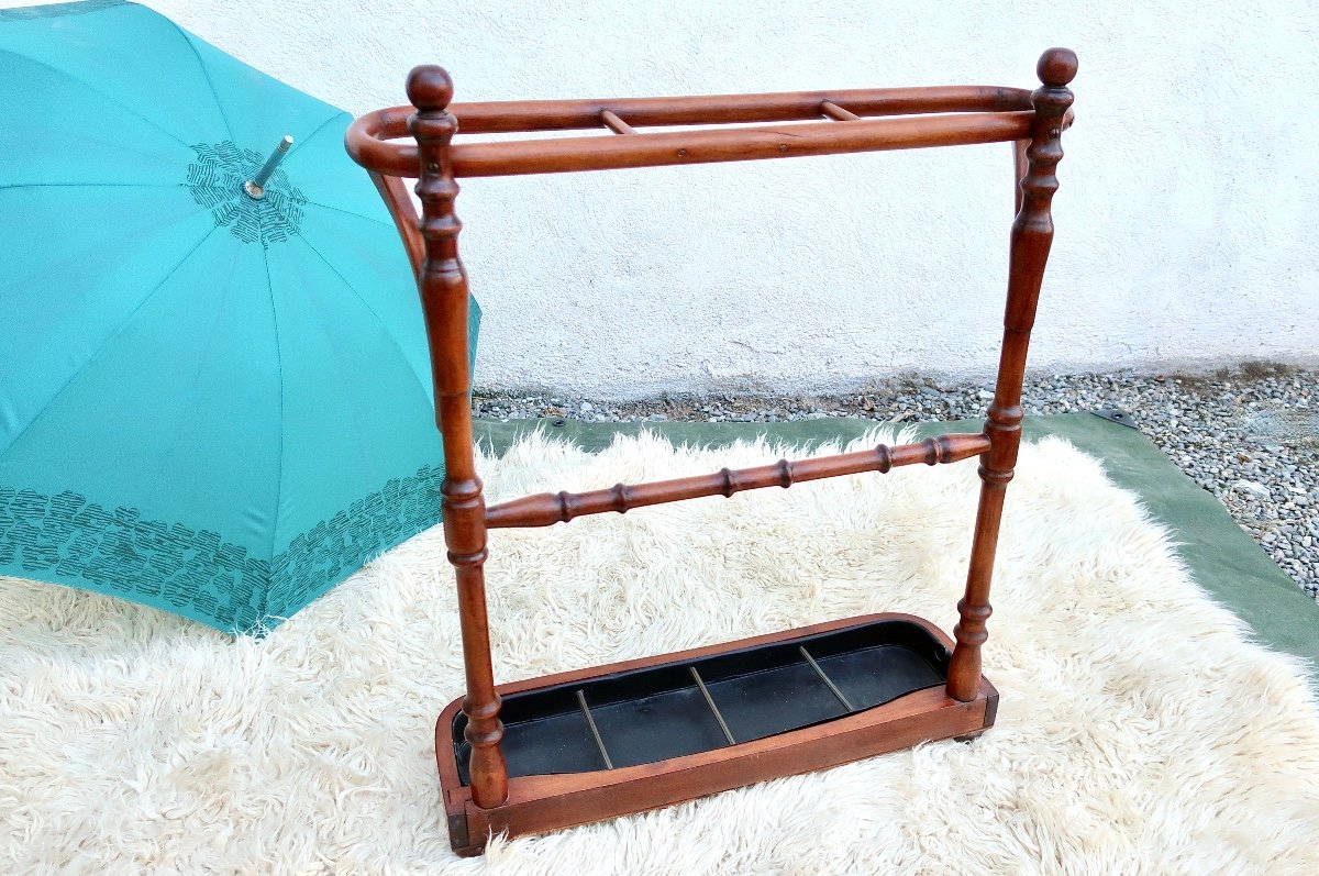 Art Nouveau Bentwood Umbrella Stand Dlg Thonet, Khön, Fischel, Circa 1900, Very Good Condition-photo-1