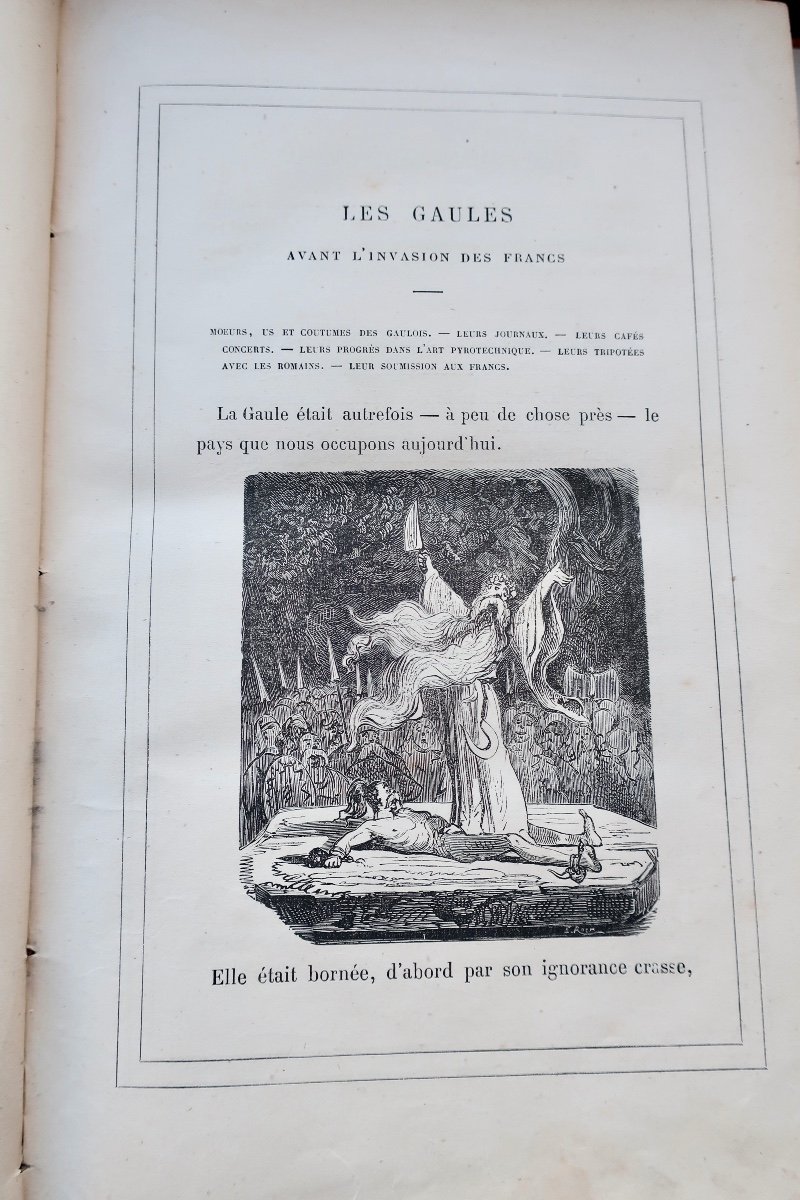 "Histoire De France Tintamarresque", 1872, 796 Pages, Ouvrage Satirique Par Touchatout...-photo-2