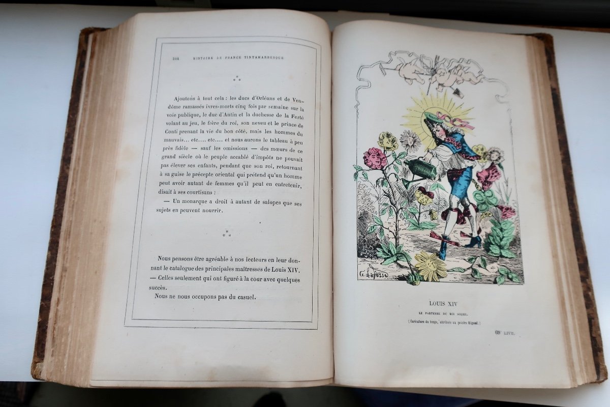 "Histoire De France Tintamarresque", 1872, 796 Pages, Ouvrage Satirique Par Touchatout...-photo-7