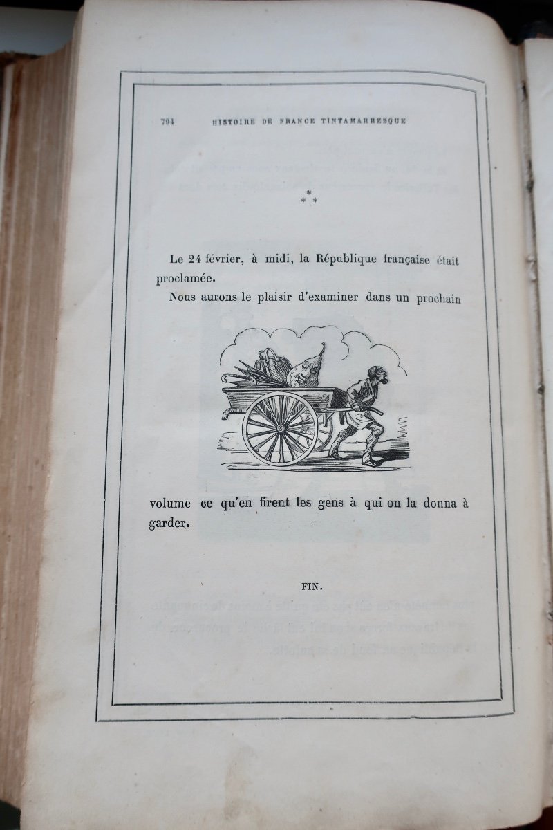 "Histoire De France Tintamarresque", 1872, 796 Pages, Ouvrage Satirique Par Touchatout...-photo-8