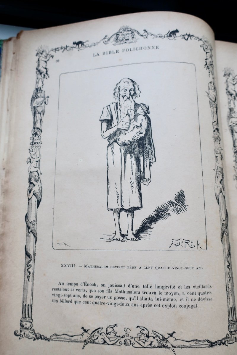 "la Bible Folichonne, Et Autres Farces..", Léo Tard Vers 1880/90 800p. Librairie B Simon & Cie-photo-2