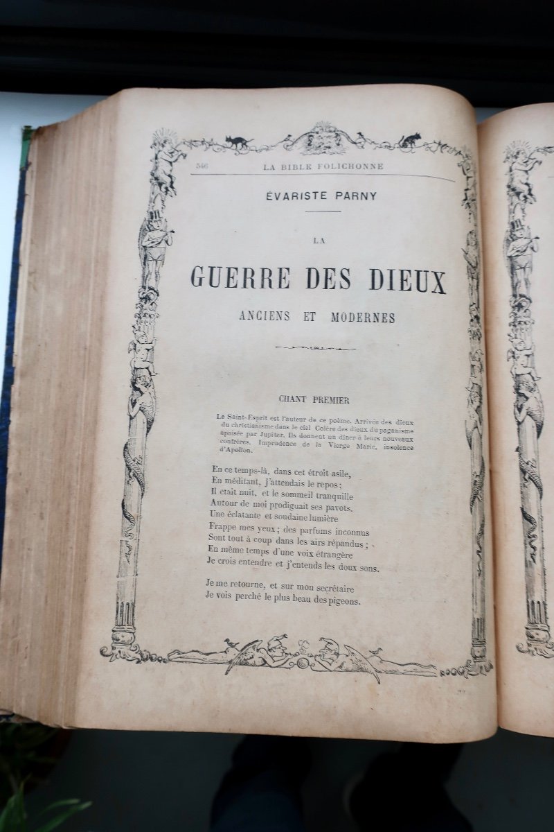 "la Bible Folichonne, Et Autres Farces..", Léo Tard Vers 1880/90 800p. Librairie B Simon & Cie-photo-4