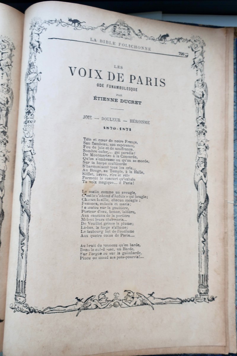 "la Bible Folichonne, Et Autres Farces..", Léo Tard Vers 1880/90 800p. Librairie B Simon & Cie-photo-6