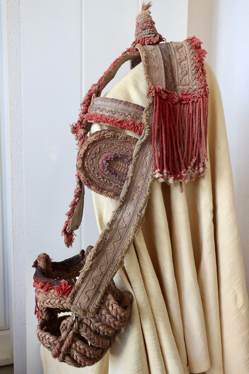 Antique Horse Halter, Ceremonial Or Parade Bridle, Indo-pakistani, Early 20th Century.