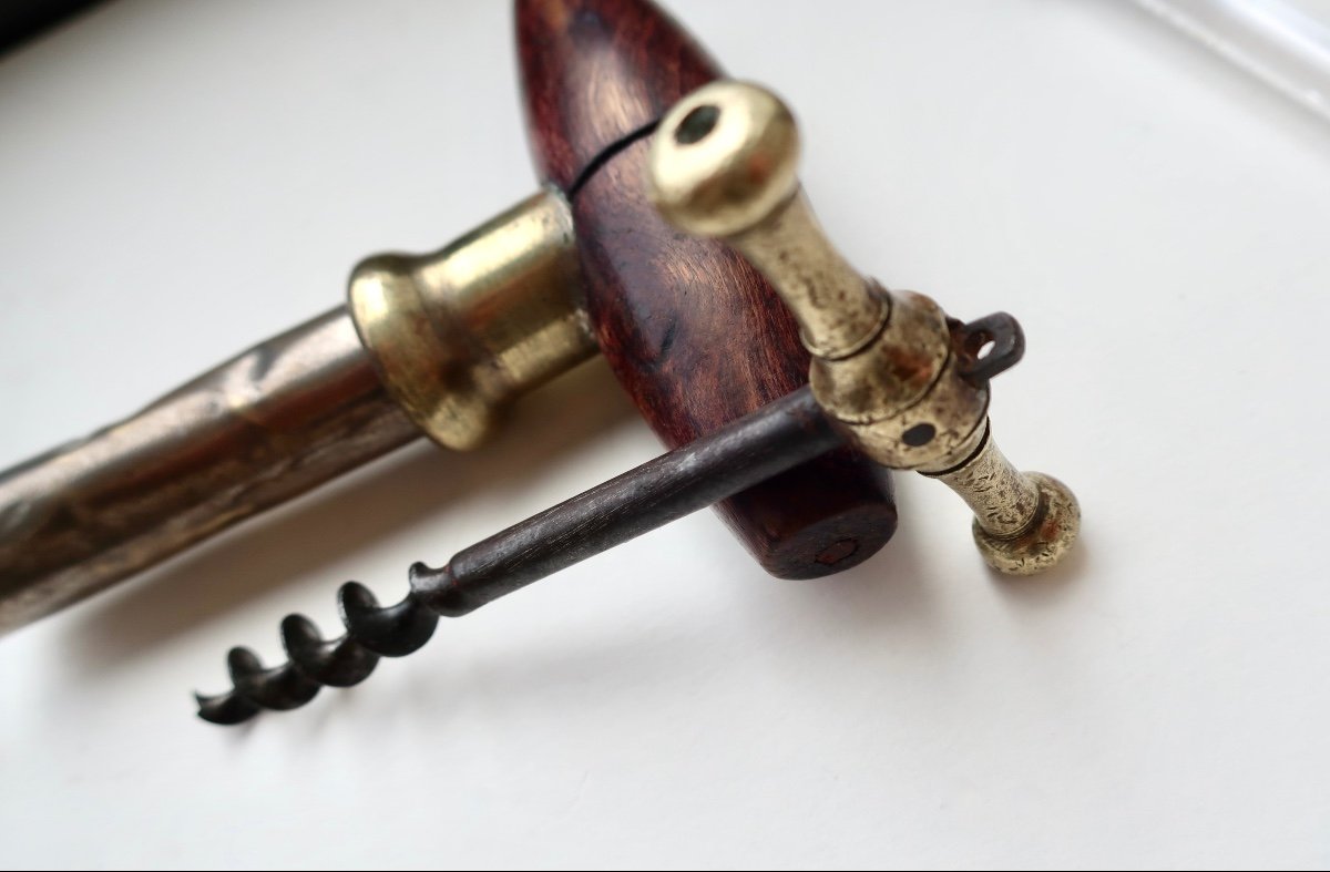 3 Old Corkscrews, 19th And Early 20th Century.-photo-3