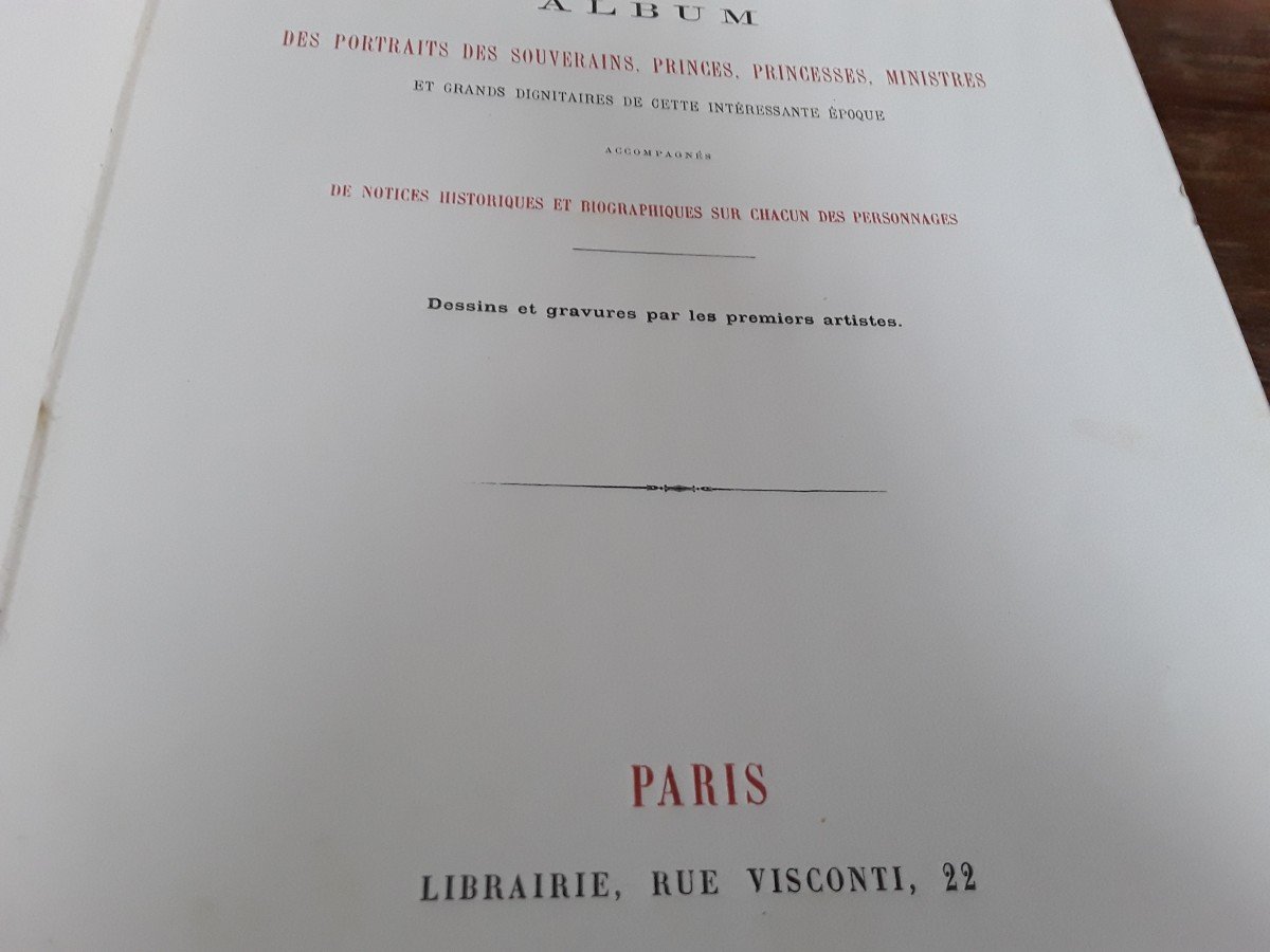 Galerie Historique De La Restauration Française  19ème Siecle -photo-4