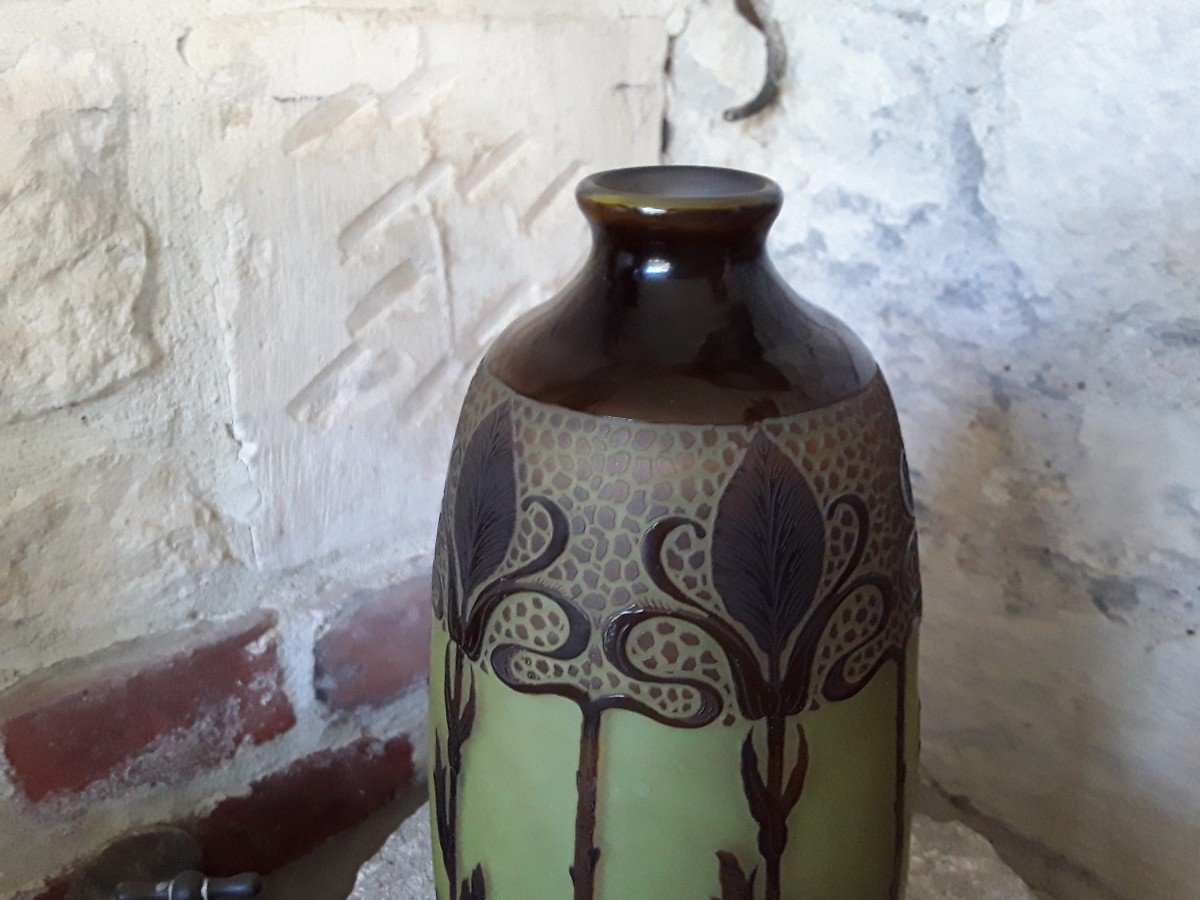 Art Nouveau Vase By d'Argental-photo-4