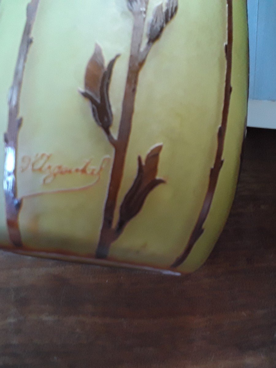 Art Nouveau Vase By d'Argental-photo-2