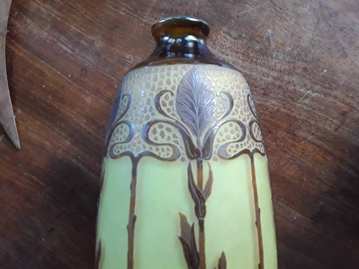 Art Nouveau Vase By d'Argental-photo-4