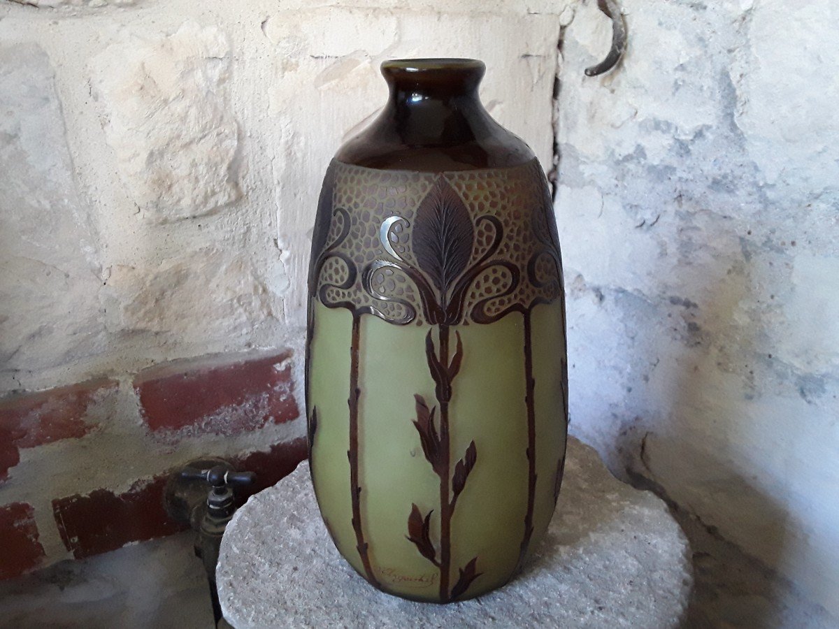 Art Nouveau Vase By d'Argental