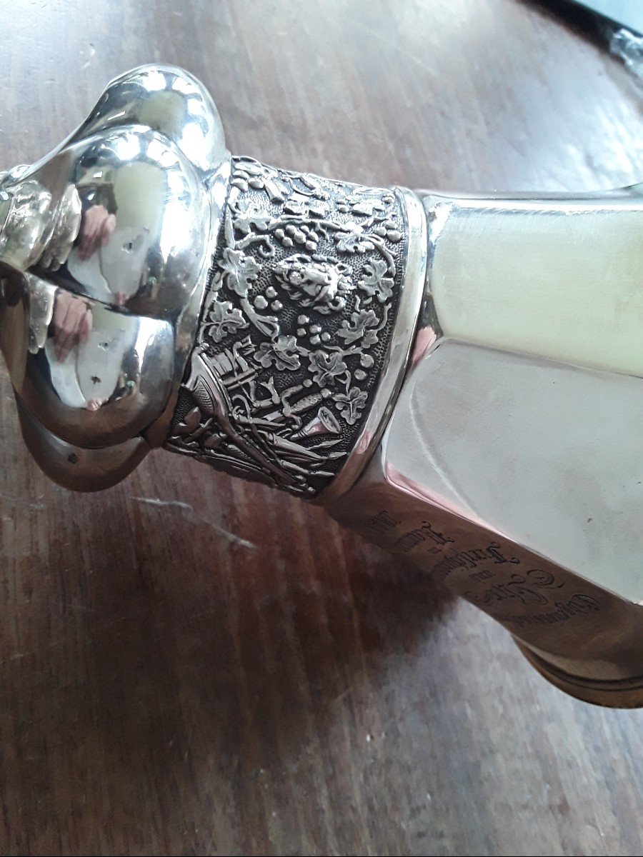 German Silver Shooting Competition Cup 19th Century -photo-5