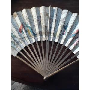 Amusing 18th Century Fan 