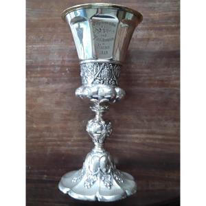 German Silver Shooting Competition Cup 19th Century 