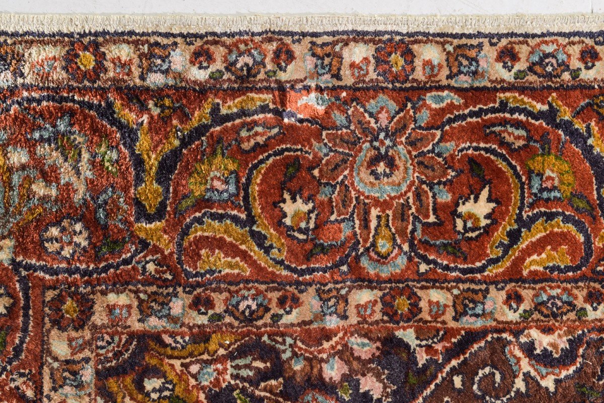 Handwoven Medallion Rug - With Flowers-photo-7