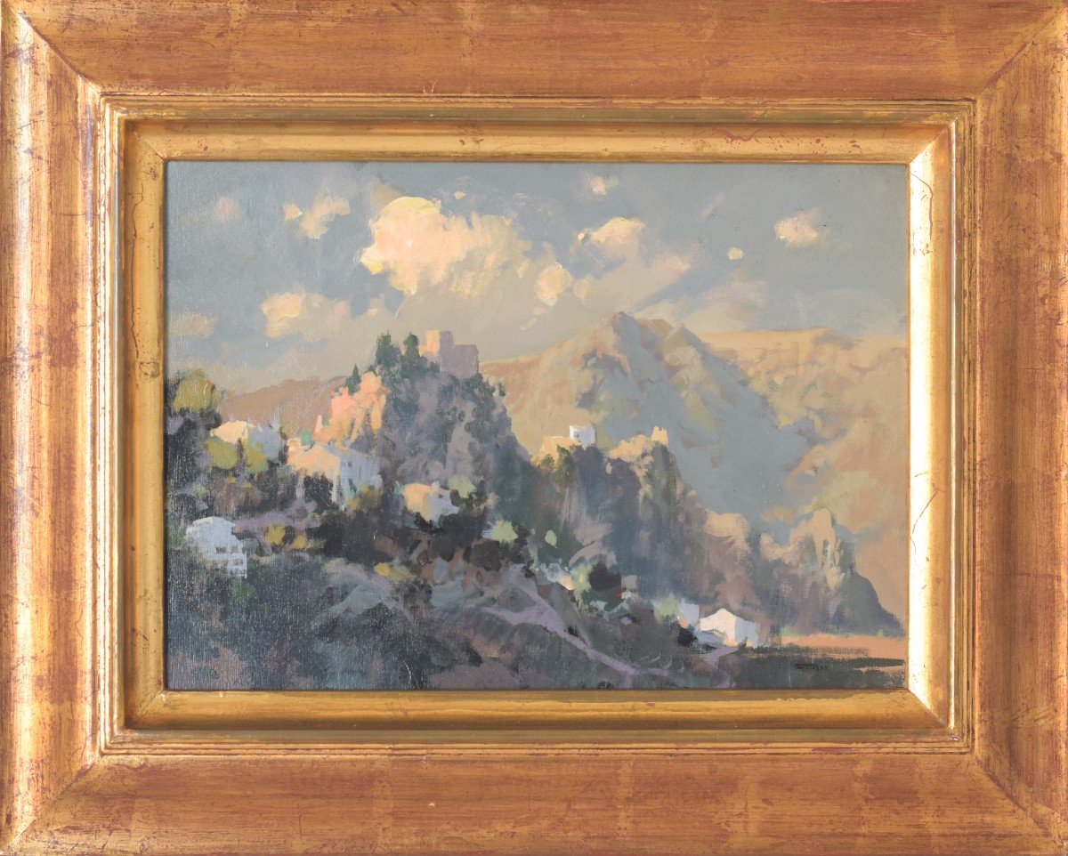 Mountain Landscape - Oil-photo-2