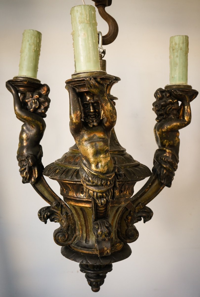 Chandelier - Four Greek Mythological Figures-photo-6