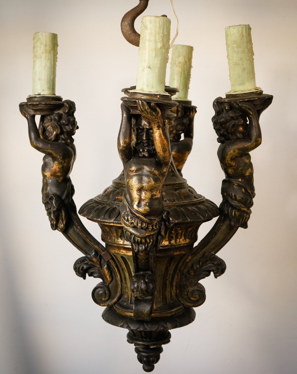 Chandelier - Four Greek Mythological Figures