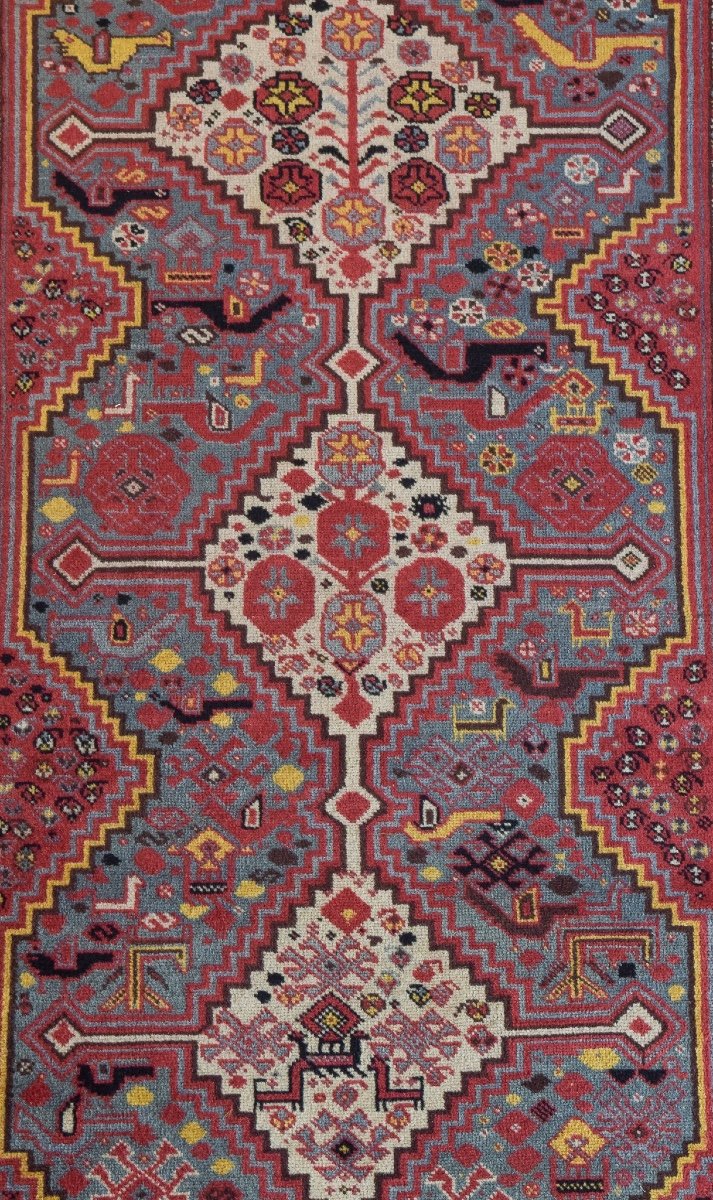 Tapis Azerbaïdjanais Tissé à La Main - Vintage-photo-2