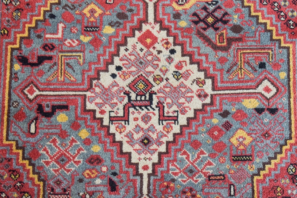 Tapis Azerbaïdjanais Tissé à La Main - Vintage-photo-2