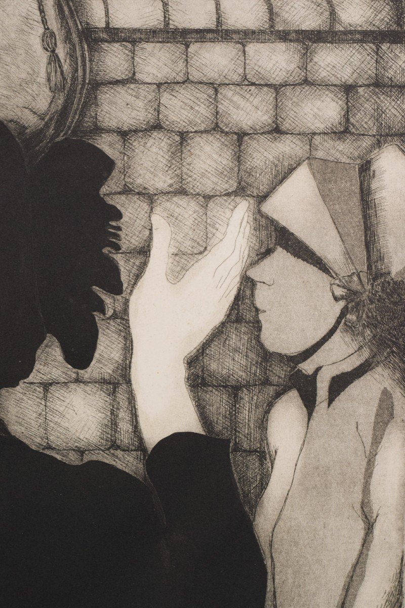 Margaret Sheaff - 'sally Army' Etching-photo-1