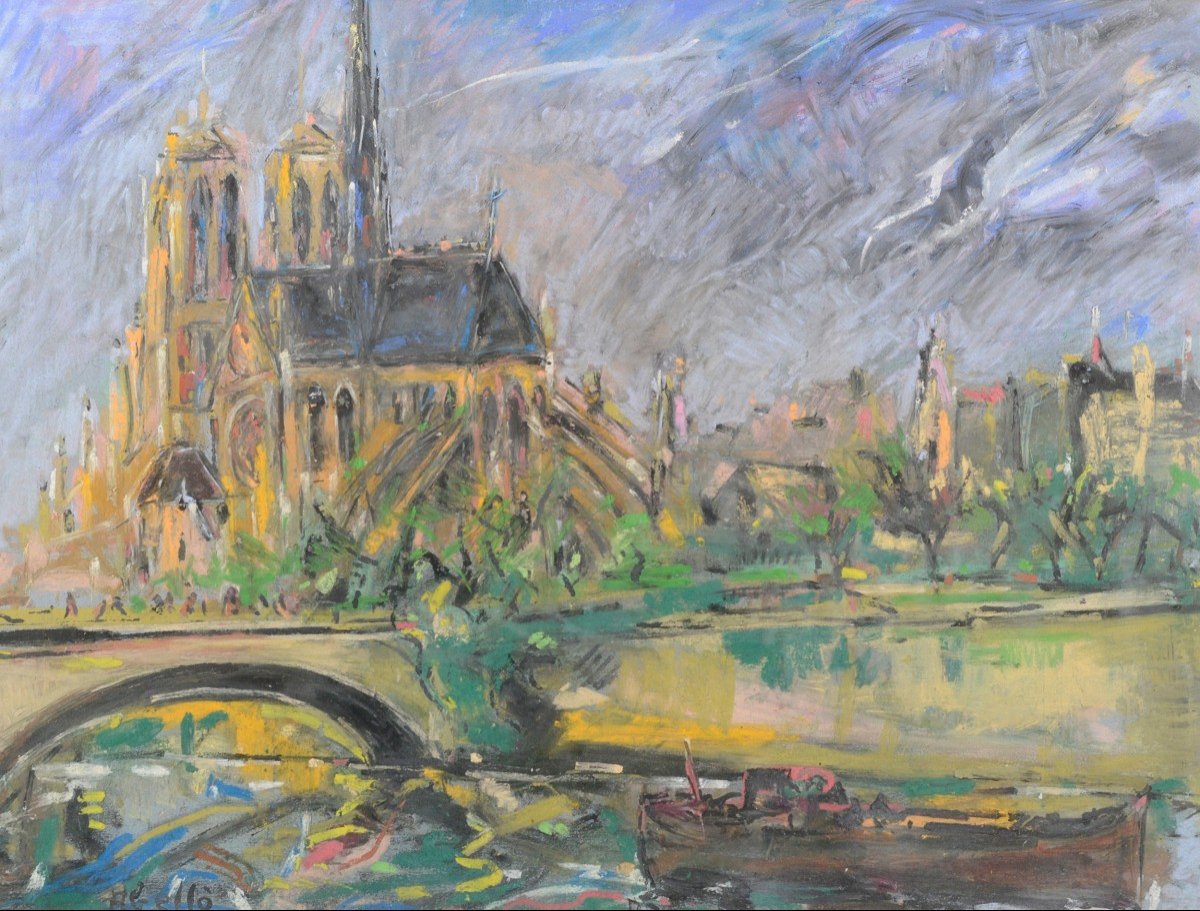 Seine Et Notre-dame De Paris - Joan Abelló Prat