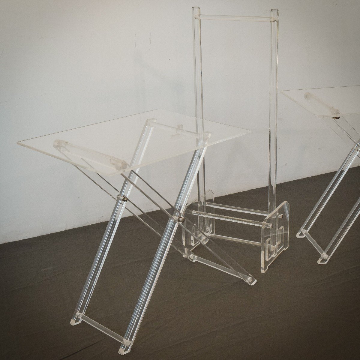 Tables d'Appoint Pliantes Originales Avec Support - Perspex-photo-2