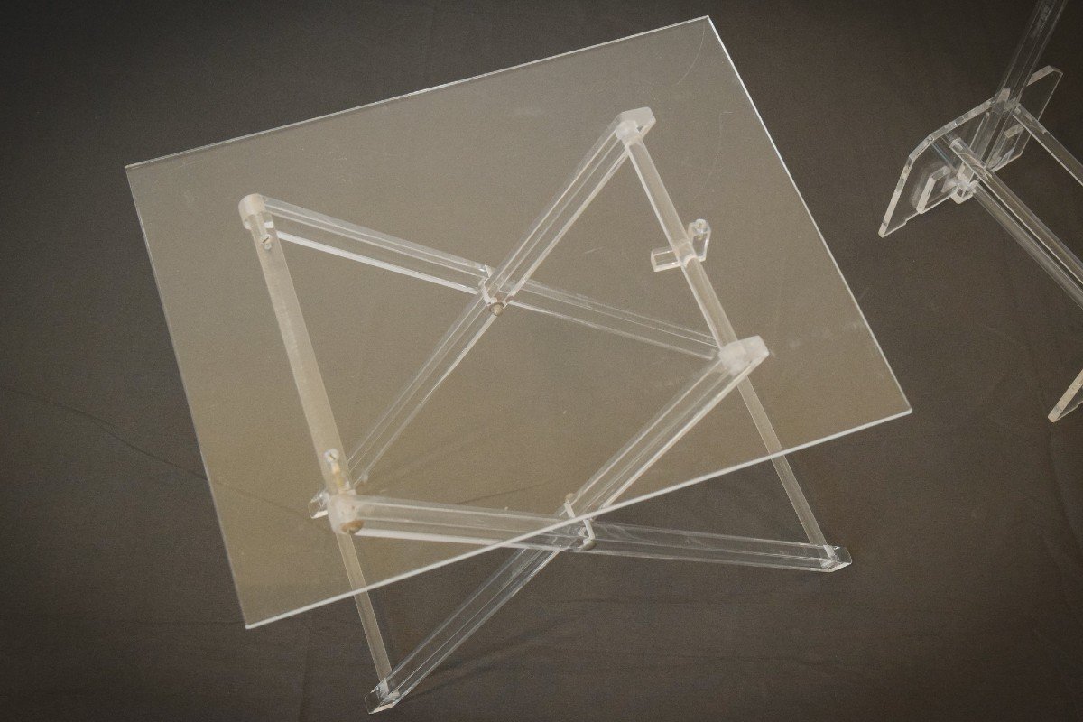 Tables d'Appoint Pliantes Originales Avec Support - Perspex-photo-4