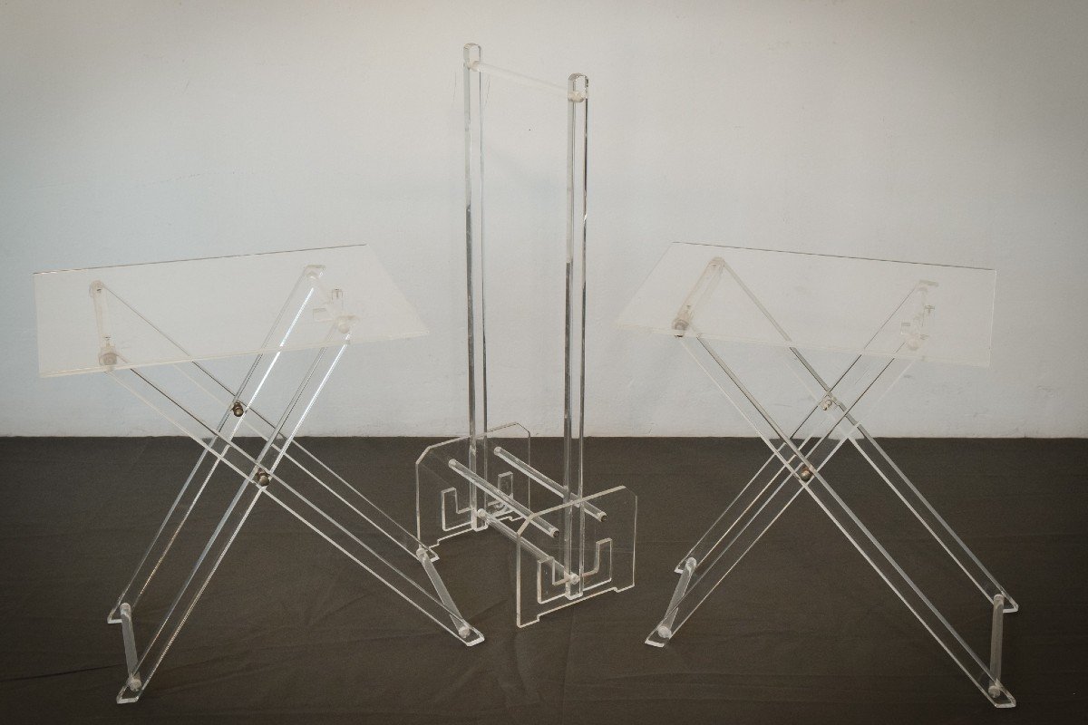 Tables d'Appoint Pliantes Originales Avec Support - Perspex