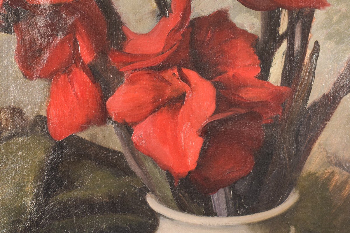 Luis Mutané - Still Life With Gladioli-photo-1