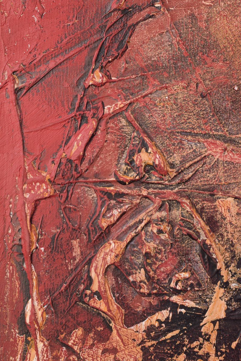 Abstract Painting - Titled 'scattered Anatomy'-photo-1