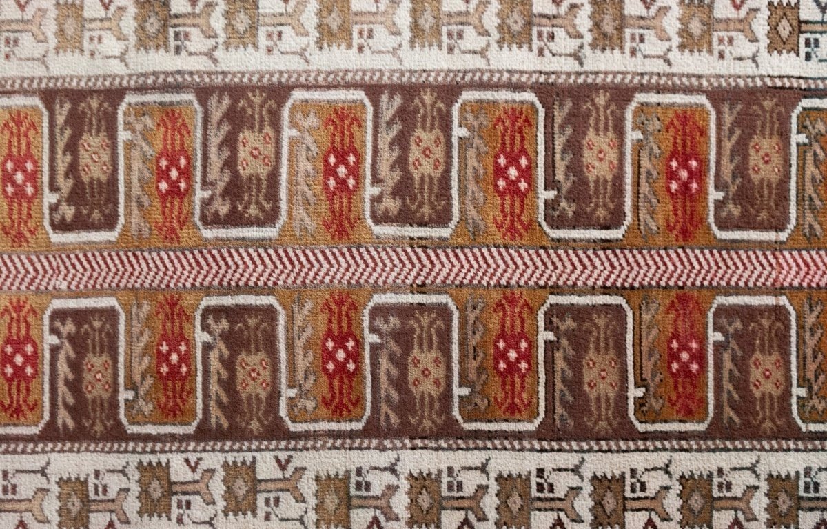 Unusual Hand Woven - Vintage Eastern Rug-photo-4