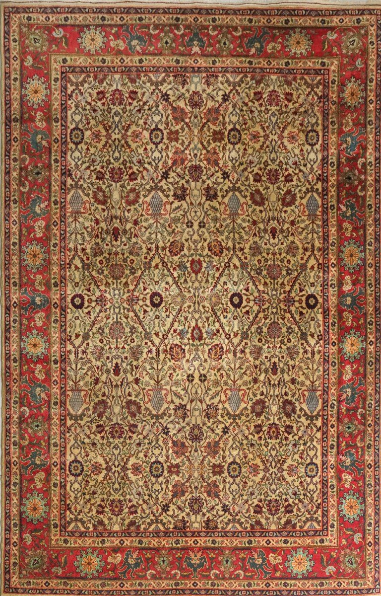 Large Hand Woven Rug - Arts And Crafts Influence - Liberty Style