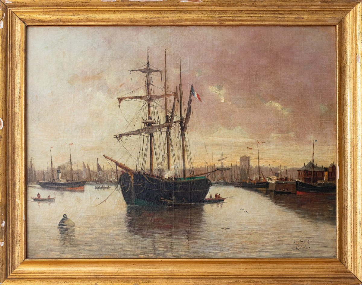 Collection Of Three 19th Century Marine Paintings - Various Artists-photo-3