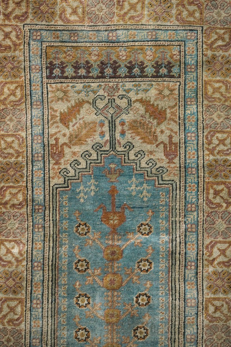 Tapis De Prière Vintage Attrayant - Tissé à La Main-photo-2