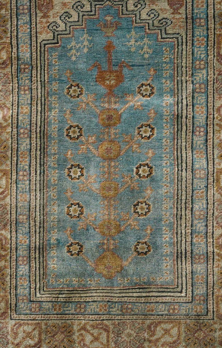 Tapis De Prière Vintage Attrayant - Tissé à La Main-photo-3