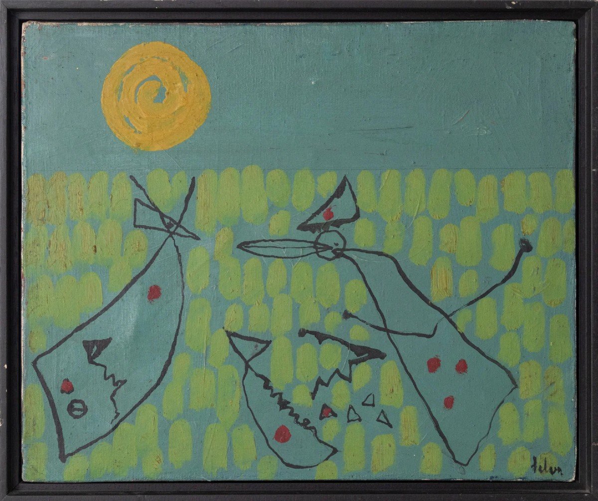 Follower Of Miró - Abstract Figures-photo-2