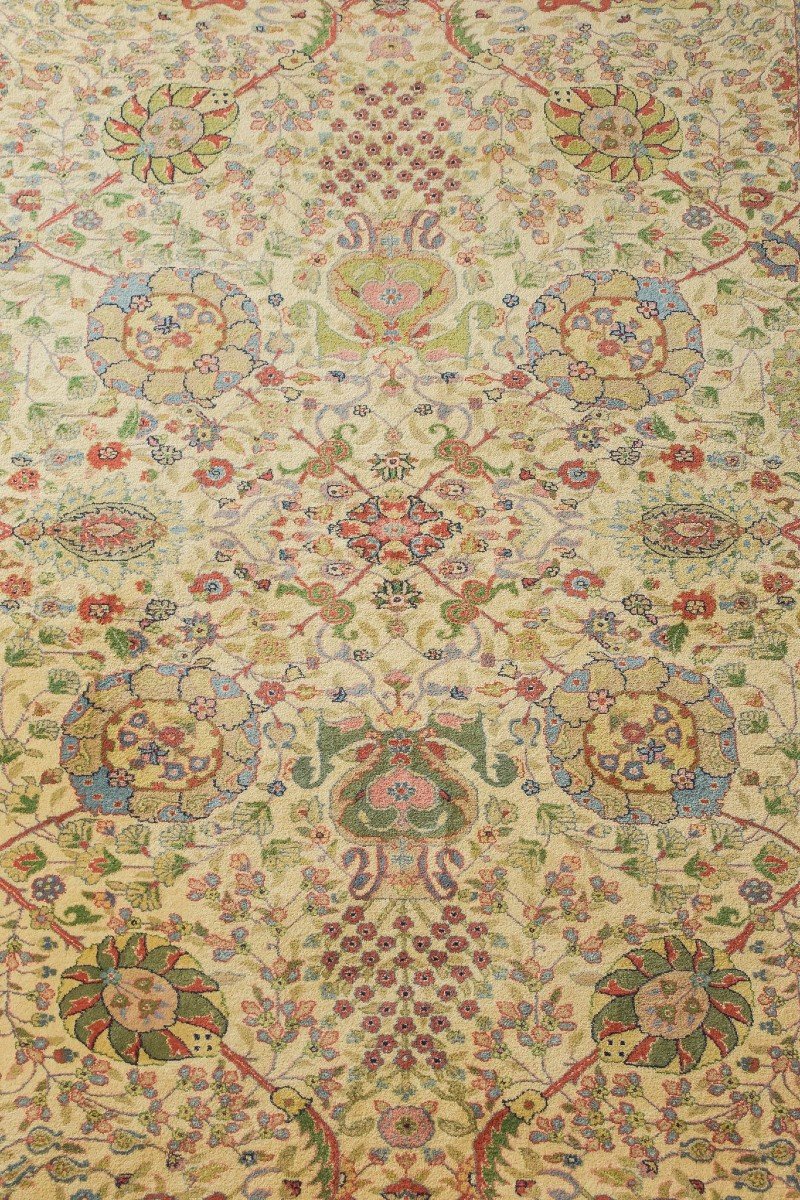 Magnificent Large Handwoven Rug - Liberty & Co - Art Nouveau Style-photo-2